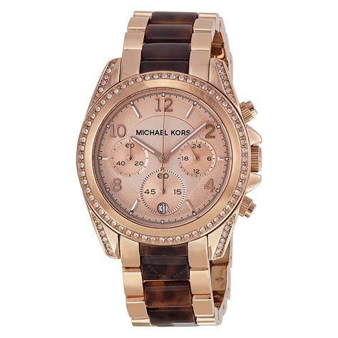 michael kors rose gold watch with mk logo|rose gold watch with numbers.